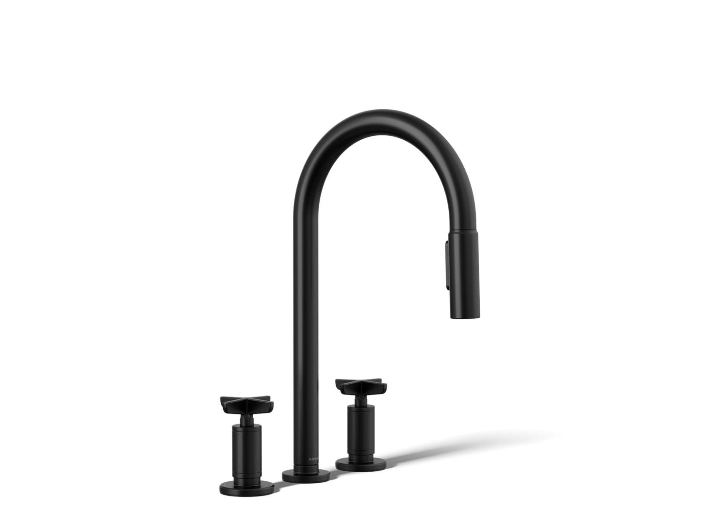 KOHLER Billet™ Pull-down kitchen sink faucet with two-function sprayhead