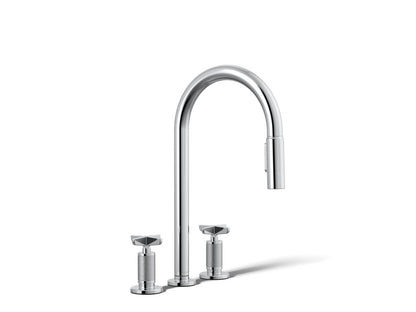 KOHLER Billet™ Pull-down kitchen sink faucet with two-function sprayhead