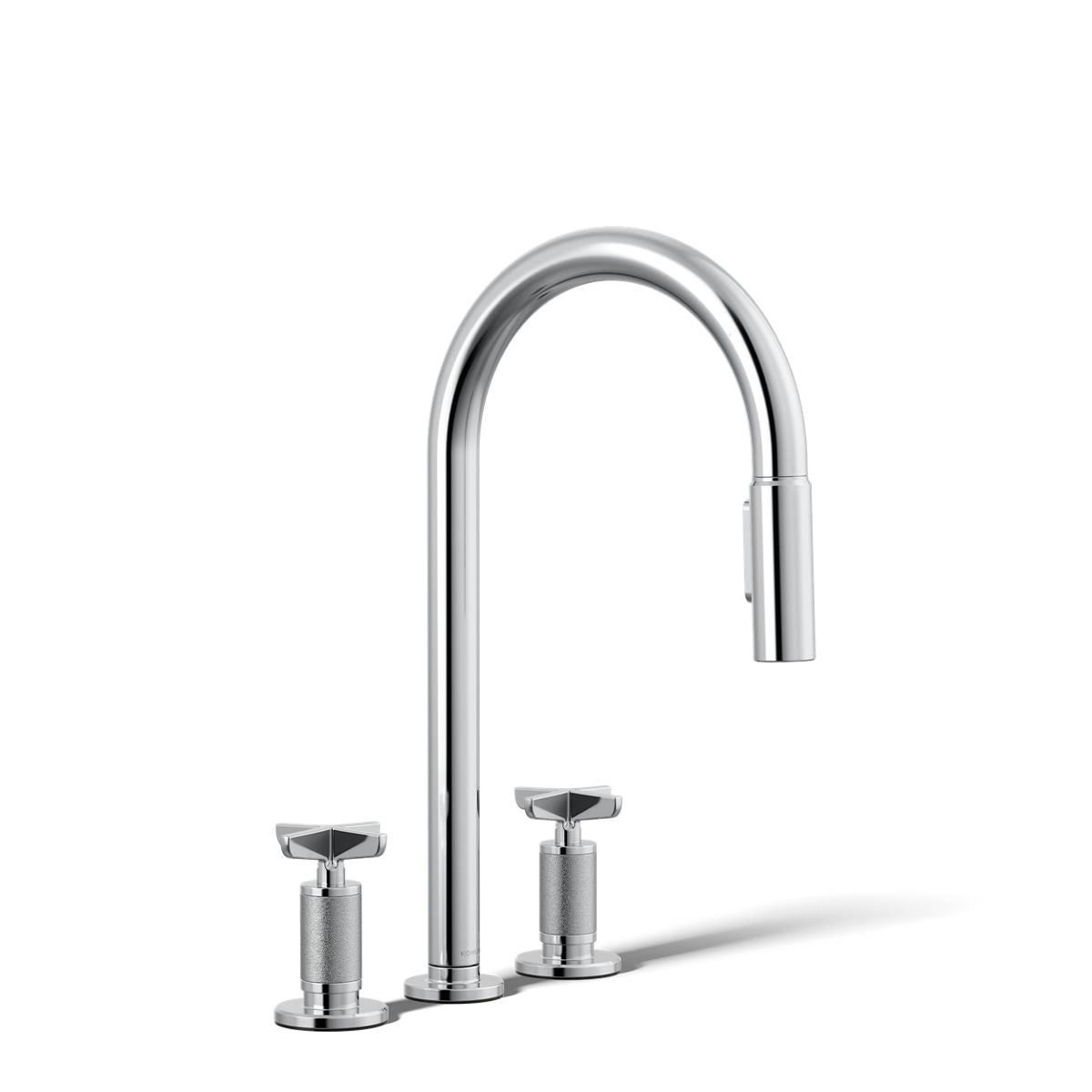 KOHLER Billet™ Pull-down kitchen sink faucet with two-function sprayhead