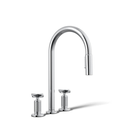 KOHLER Billet™ Pull-down kitchen sink faucet with two-function sprayhead