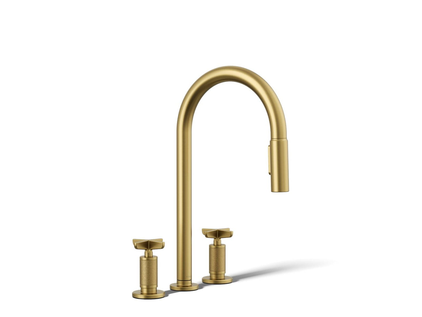 KOHLER Billet™ Pull-down kitchen sink faucet with two-function sprayhead