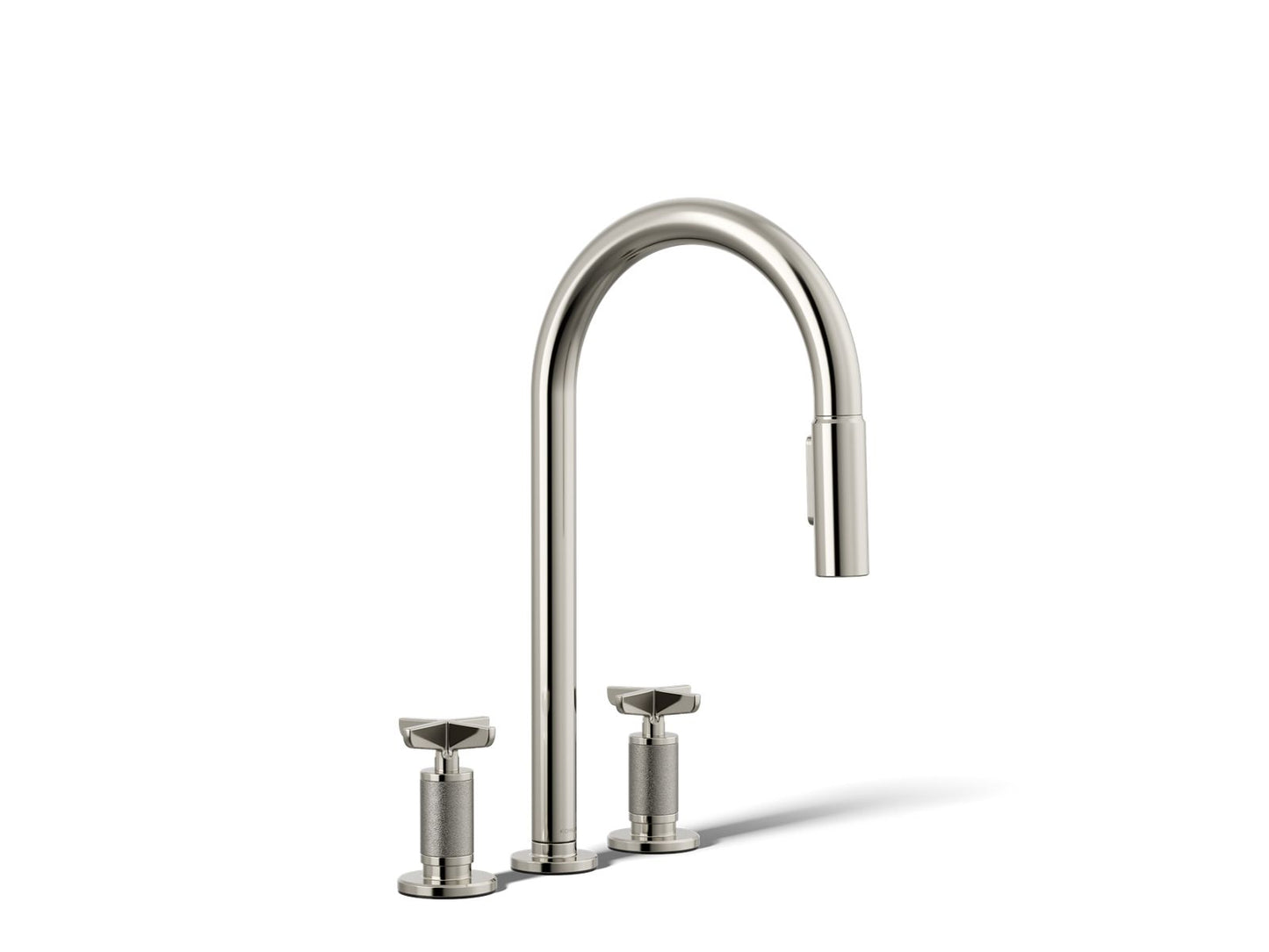 KOHLER Billet™ Pull-down kitchen sink faucet with two-function sprayhead