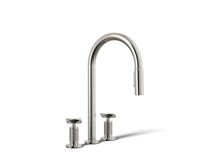 KOHLER Billet™ Pull-down kitchen sink faucet with two-function sprayhead
