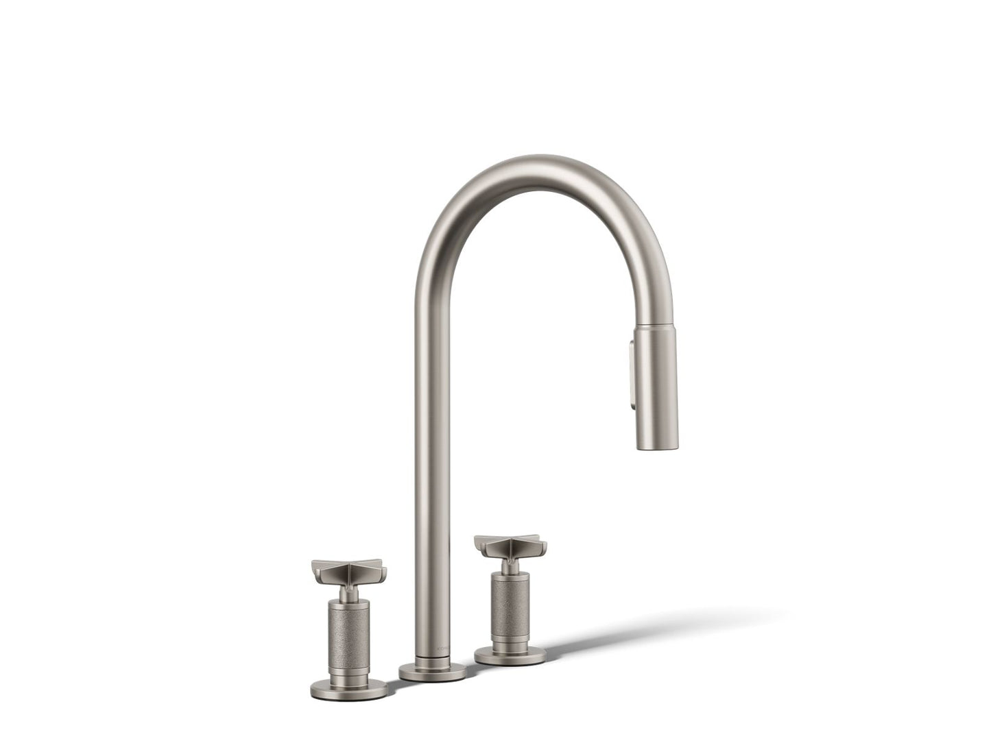 KOHLER Billet™ Pull-down kitchen sink faucet with two-function sprayhead