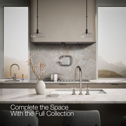 KOHLER Billet™ Pull-down kitchen sink faucet with two-function sprayhead