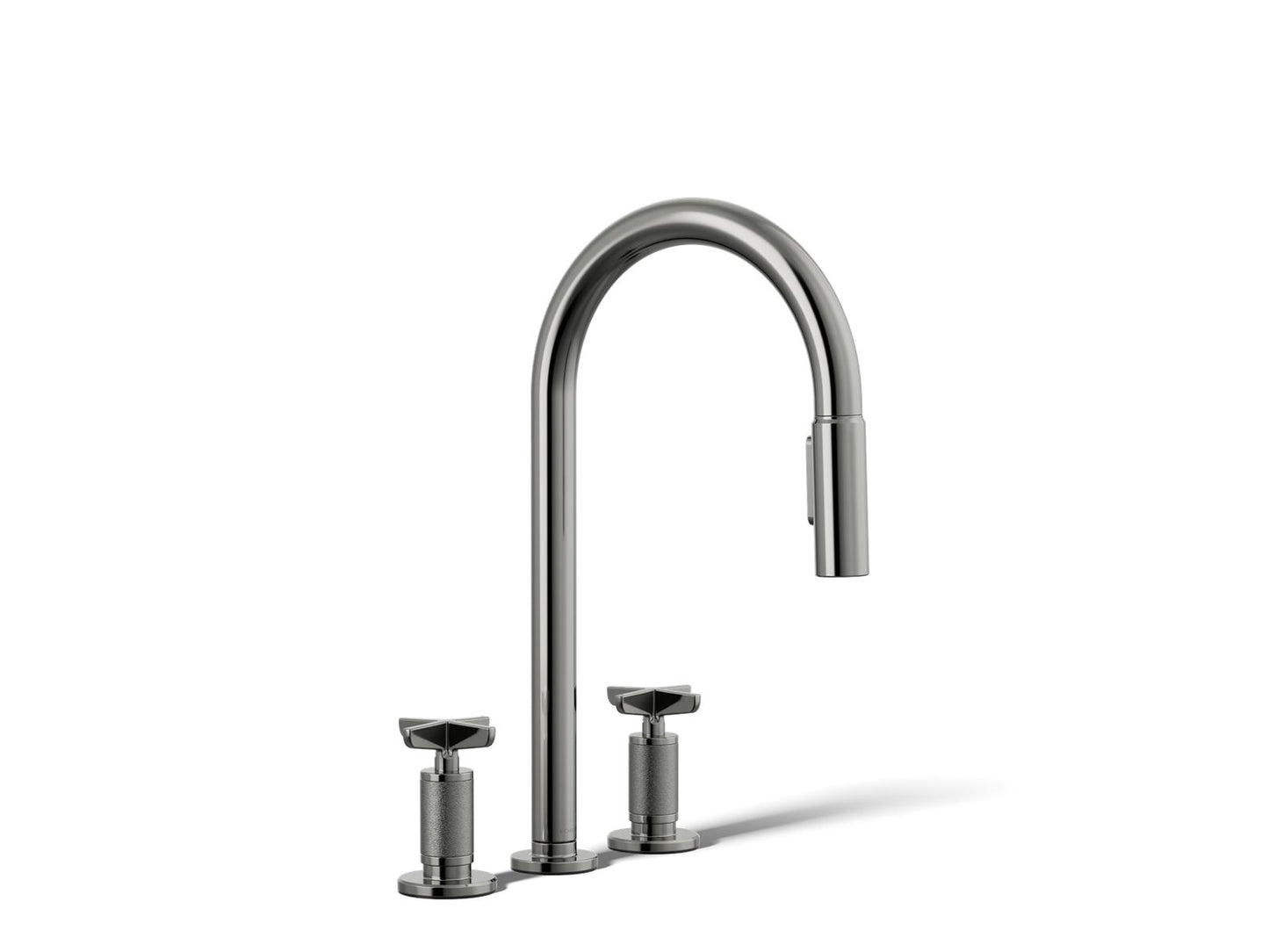 KOHLER Billet™ Pull-down kitchen sink faucet with two-function sprayhead