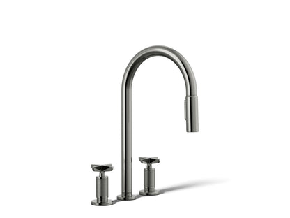 KOHLER Billet™ Pull-down kitchen sink faucet with two-function sprayhead