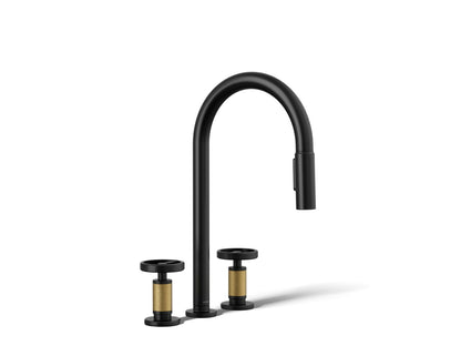 KOHLER Billet™ Pull-down kitchen sink faucet with two-function sprayhead