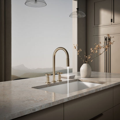 KOHLER Billet™ Pull-down kitchen sink faucet with two-function sprayhead