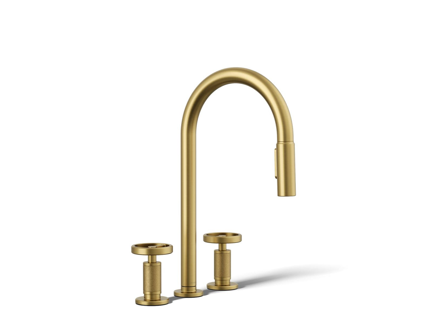 KOHLER Billet™ Pull-down kitchen sink faucet with two-function sprayhead