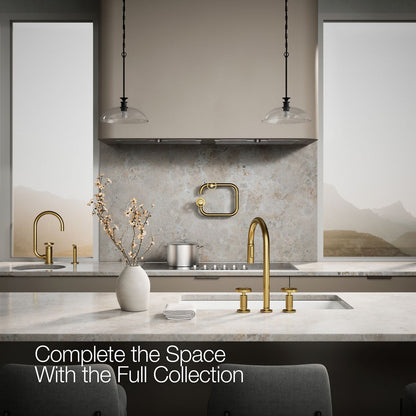 KOHLER Billet™ Pull-down kitchen sink faucet with two-function sprayhead