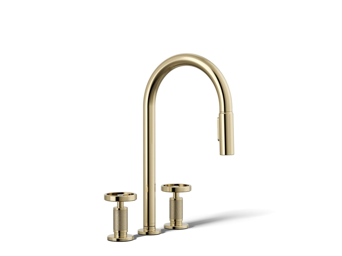 KOHLER Billet™ Pull-down kitchen sink faucet with two-function sprayhead