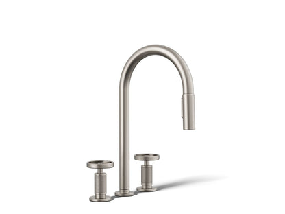 KOHLER Billet™ Pull-down kitchen sink faucet with two-function sprayhead