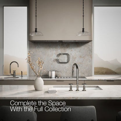 KOHLER Billet™ Pull-down kitchen sink faucet with two-function sprayhead