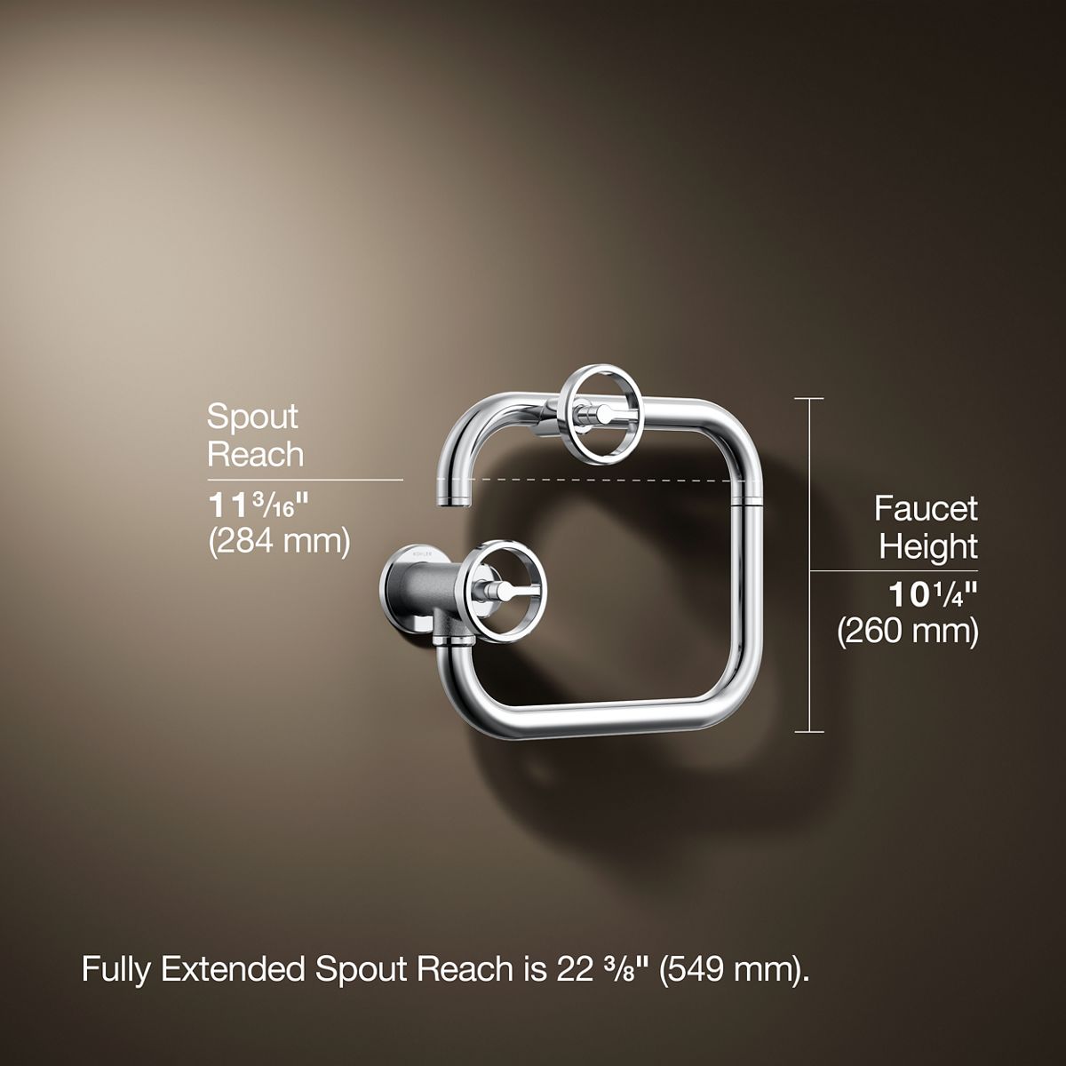 KOHLER Billet™ Wall-mount pot filler