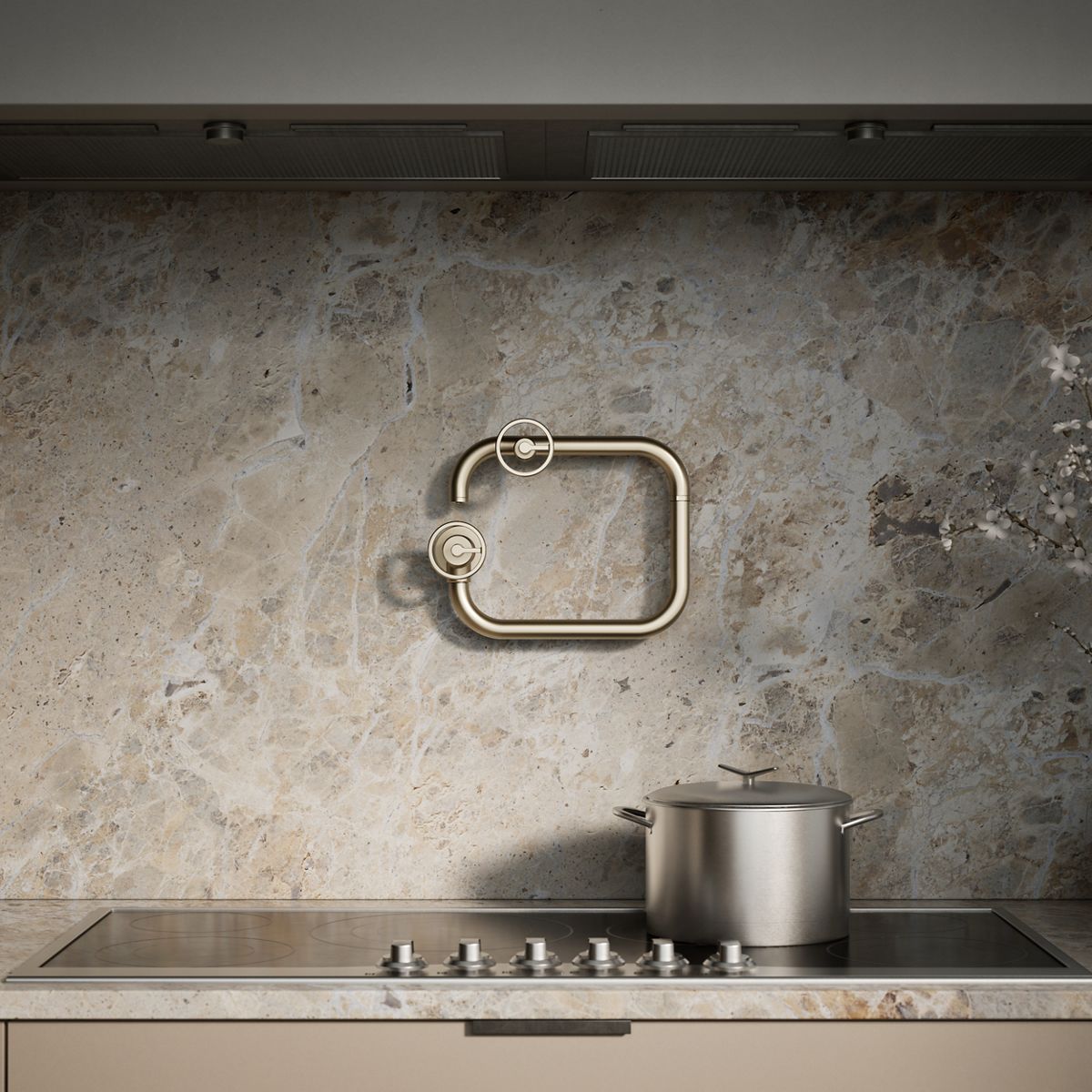 KOHLER Billet™ Wall-mount pot filler