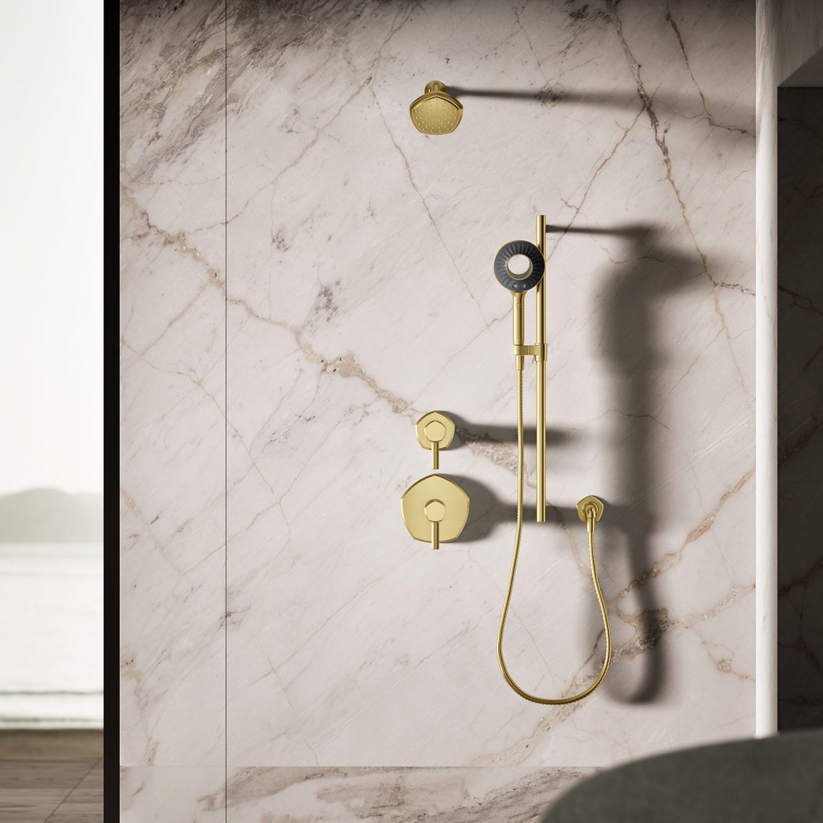 KOHLER K-28681-G SpaViva Two-function handshower, 1.75 gpm