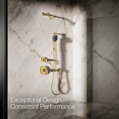KOHLER K-28682-G SpaViva Two-function handshower with all-in-one cleansing device, 1.75 gpm