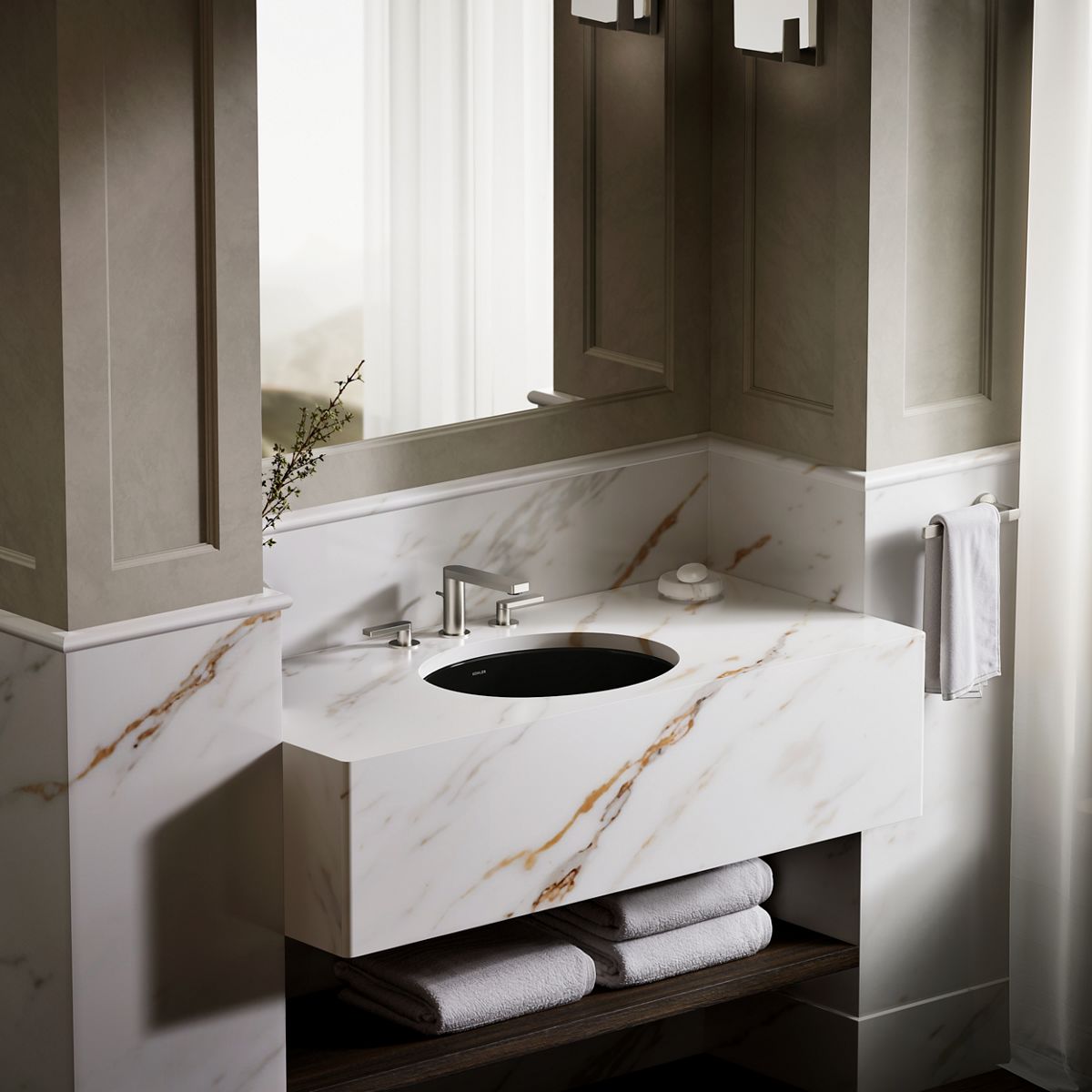 KOHLER K-2881 Verticyl 19-1/4" oval undermount bathroom sink