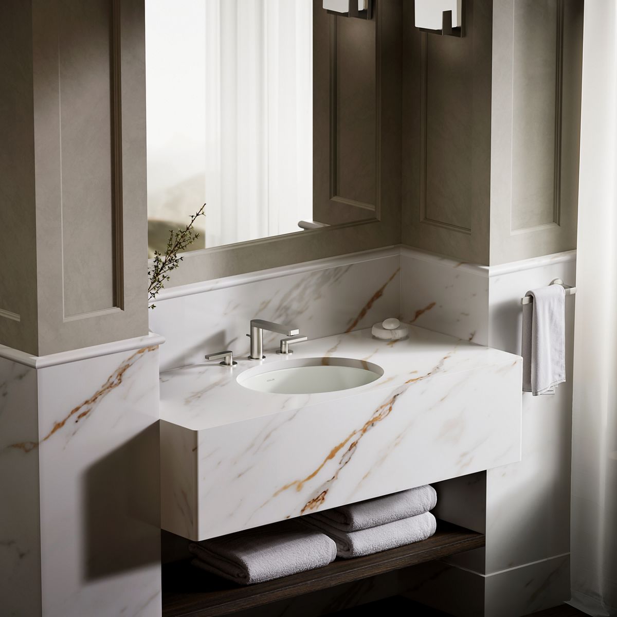 KOHLER K-2881 Verticyl 19-1/4" oval undermount bathroom sink