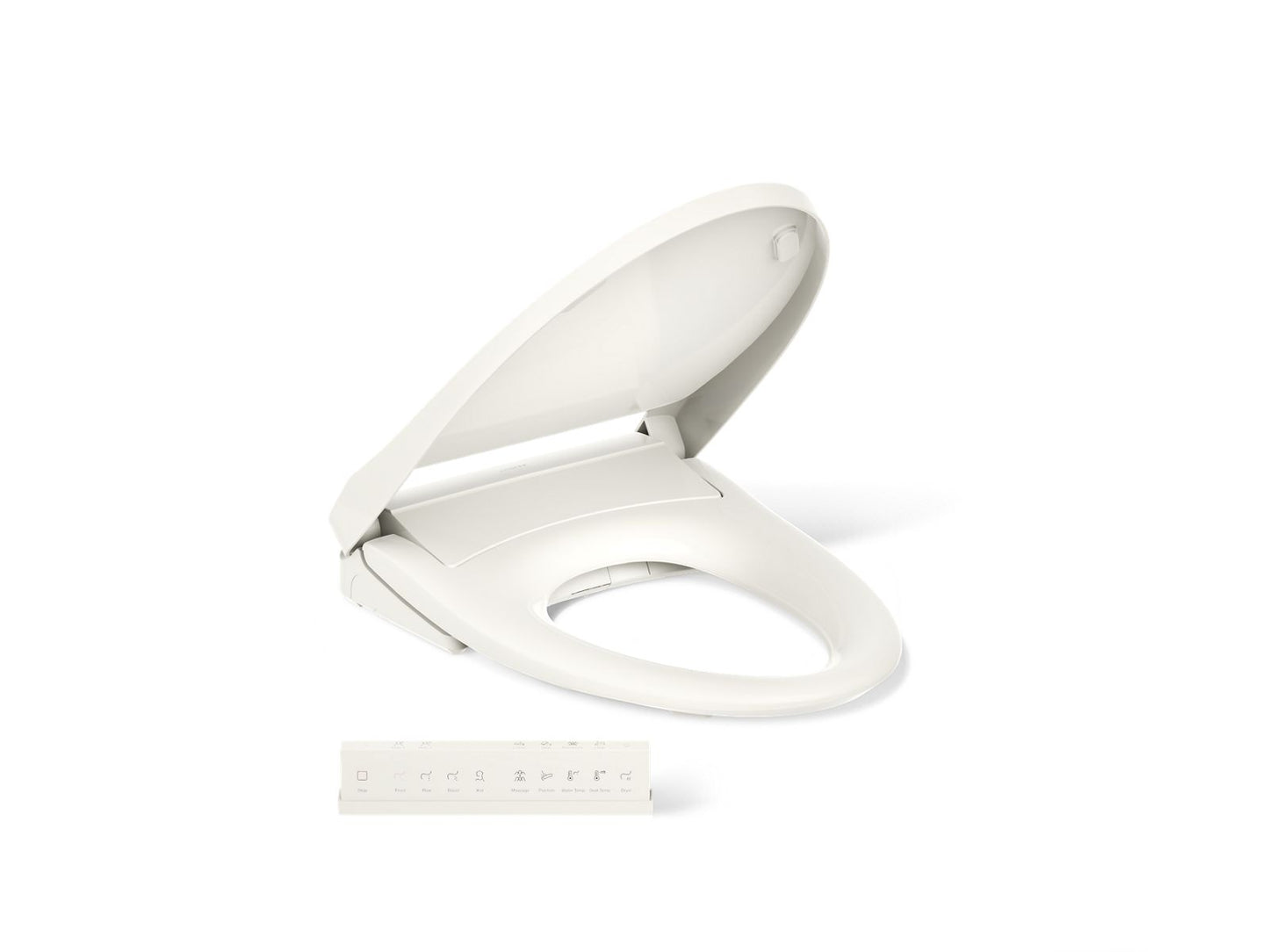 KOHLER K-28821 PureWash E930 Elongated bidet toilet seat with remote control