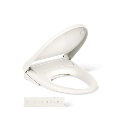 KOHLER K-28821 PureWash E930 Elongated bidet toilet seat with remote control