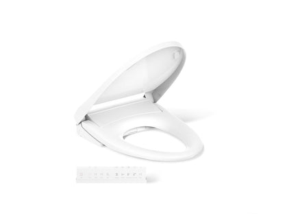 KOHLER K-28821 PureWash E930 Elongated bidet toilet seat with remote control