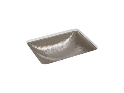 KOHLER K-28823-G3 Yepsen 20" rectangular undermount bathroom sink, no overflow