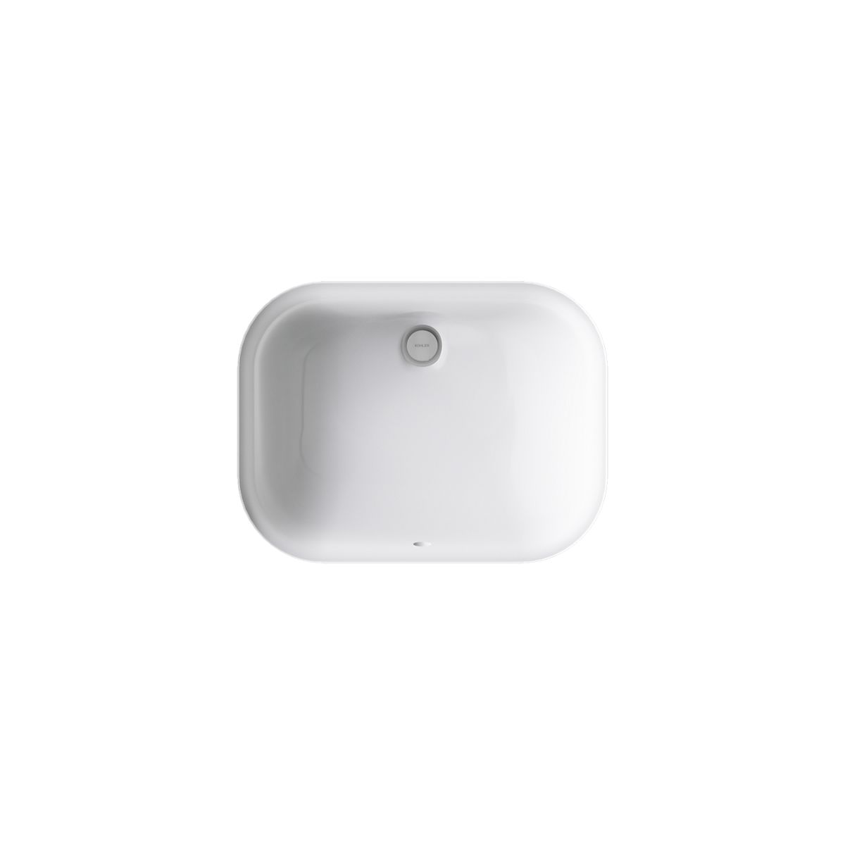 KOHLER K-2890-8U Tahoe 20" rectangular undermount bathroom sink