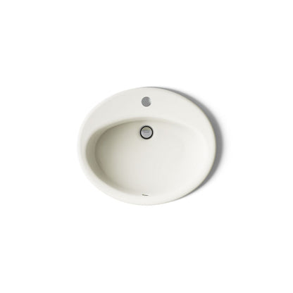 KOHLER Farmington 19-1/4" oval drop-in bathroom sink