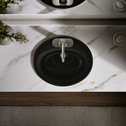 KOHLER Farmington 19-1/4" oval drop-in bathroom sink