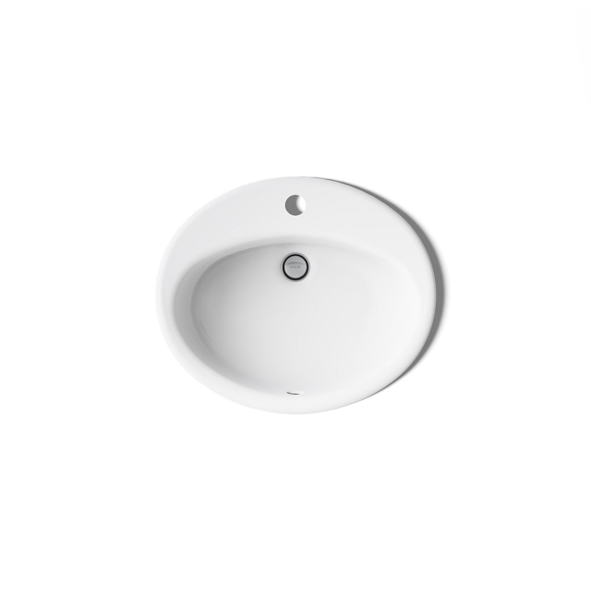 KOHLER Farmington 19-1/4" oval drop-in bathroom sink