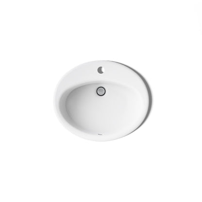 KOHLER Farmington 19-1/4" oval drop-in bathroom sink