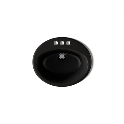 KOHLER Farmington 19-1/4" oval drop-in bathroom sink