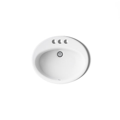 KOHLER Farmington 19-1/4" oval drop-in bathroom sink