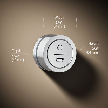 KOHLER K-29200 DTV Mode Wall-mount bath filler digital interface