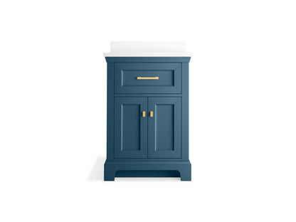 KOHLER K-29259-BD1 Charlemont 24" bathroom vanity cabinet with sink and quartz top