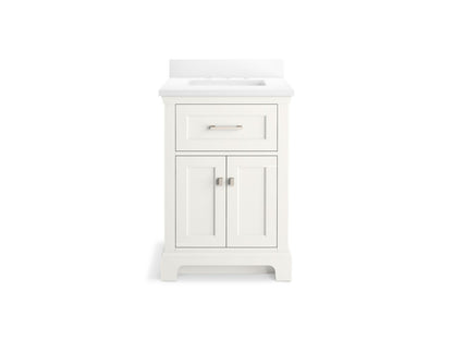 KOHLER K-29259-BD1 Charlemont 24" bathroom vanity cabinet with sink and quartz top