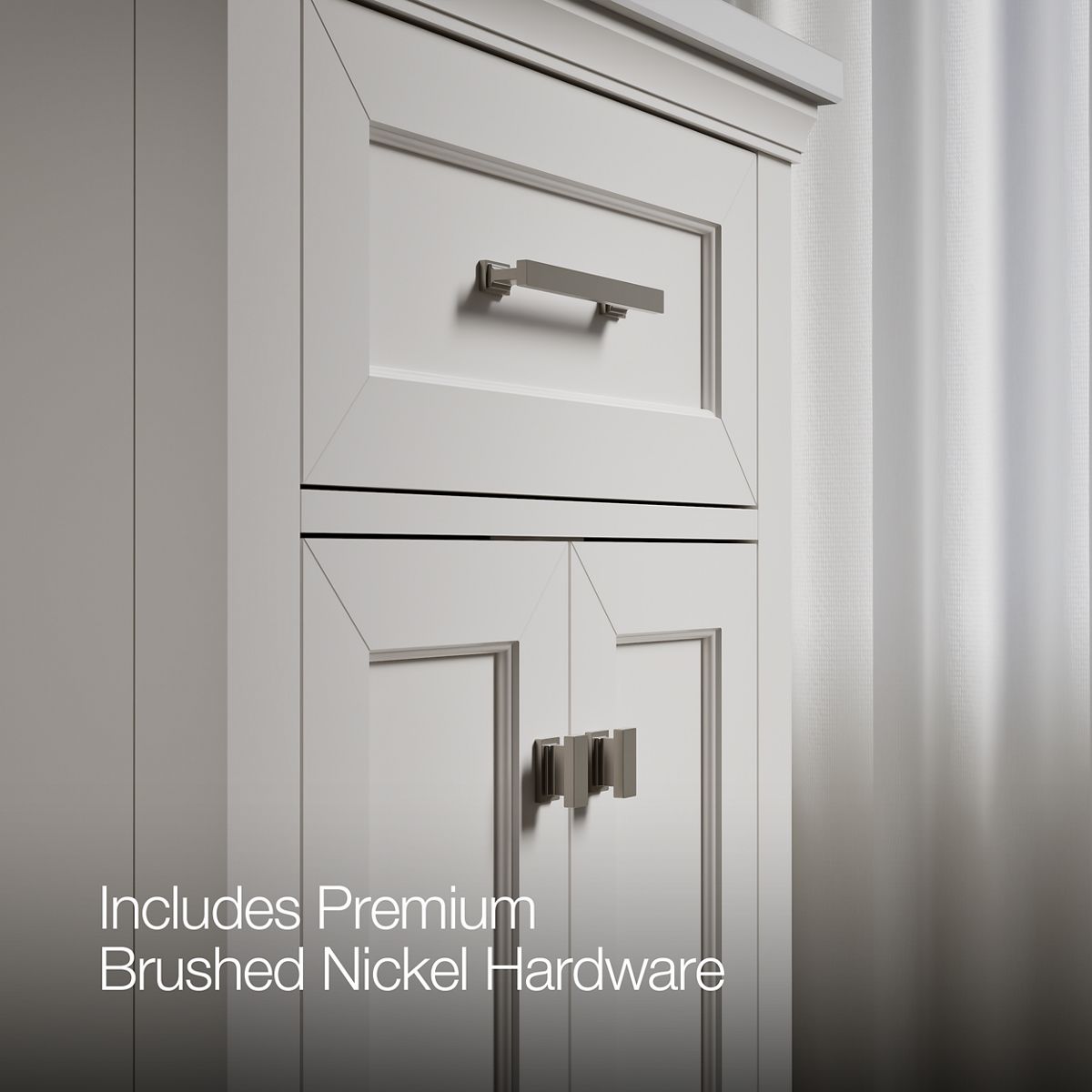 KOHLER K-29259-BD1 Charlemont 24" bathroom vanity cabinet with sink and quartz top
