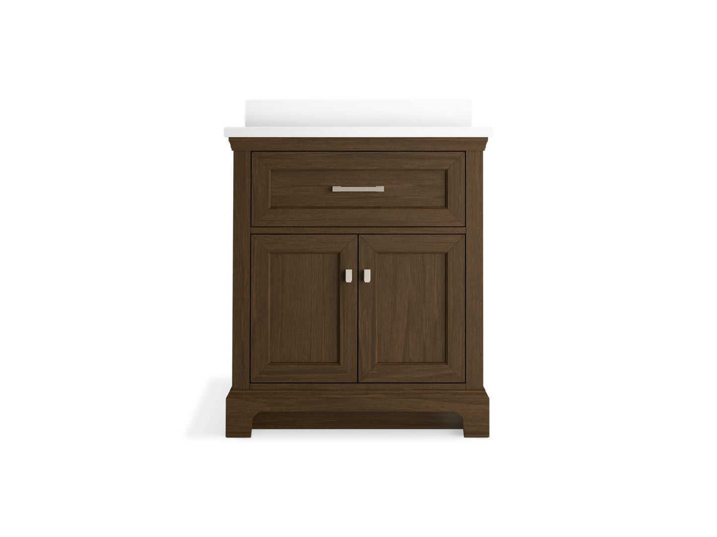 KOHLER K-29260-BD1 Charlemont 30" bathroom vanity cabinet with sink and quartz top