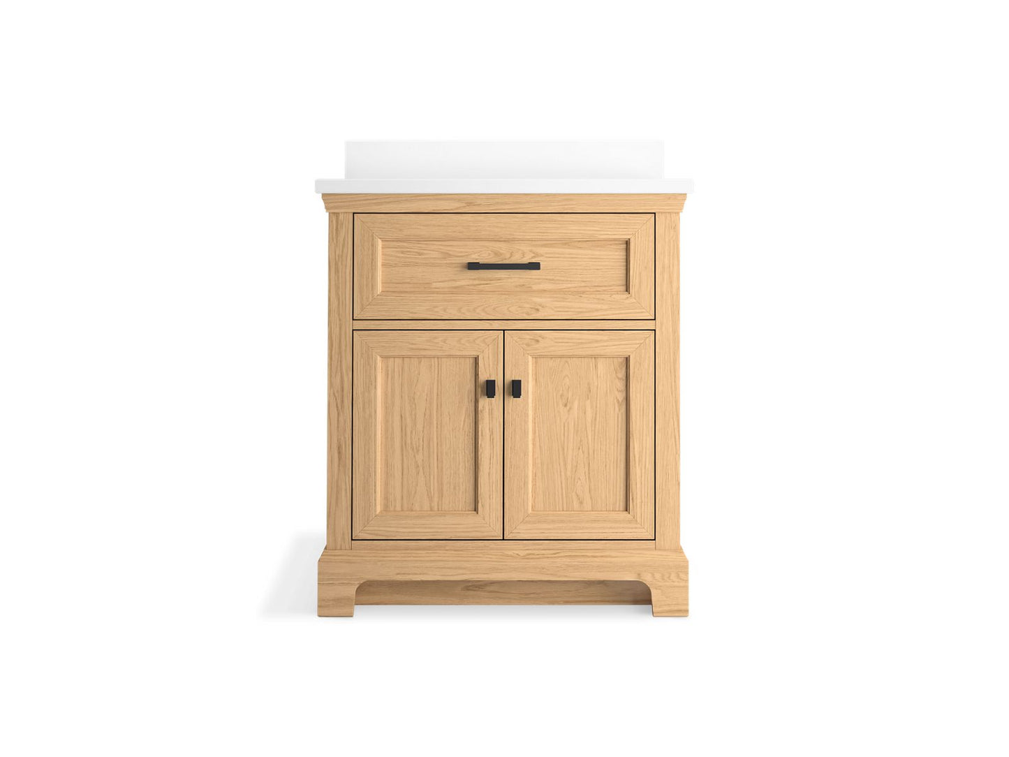 KOHLER K-29260-BD1 Charlemont 30" bathroom vanity cabinet with sink and quartz top
