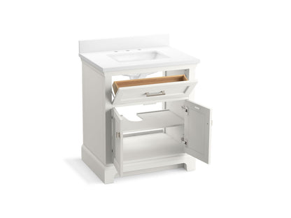 KOHLER K-29260-BD1 Charlemont 30" bathroom vanity cabinet with sink and quartz top