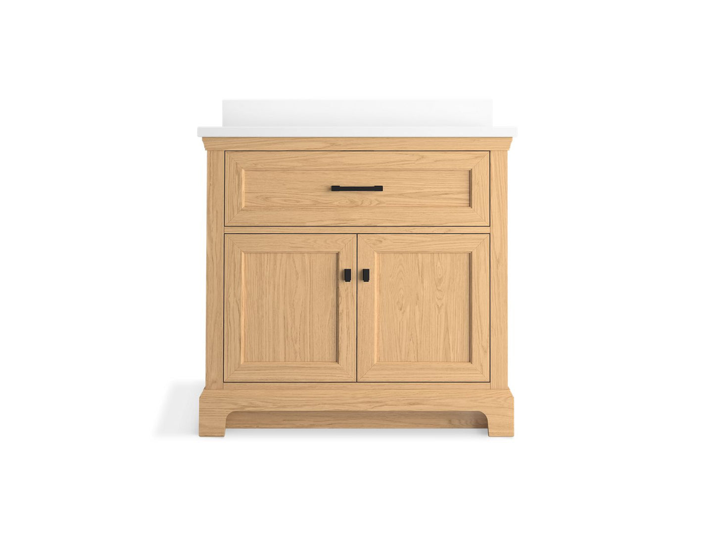 KOHLER K-29261-BD1 Charlemont 36" bathroom vanity cabinet with sink and quartz top
