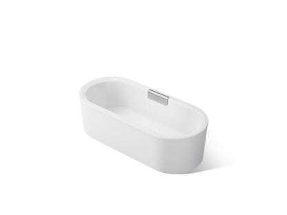 KOHLER K-29325-0 Volute 63" x 28-3/8" freestanding bath with shroud