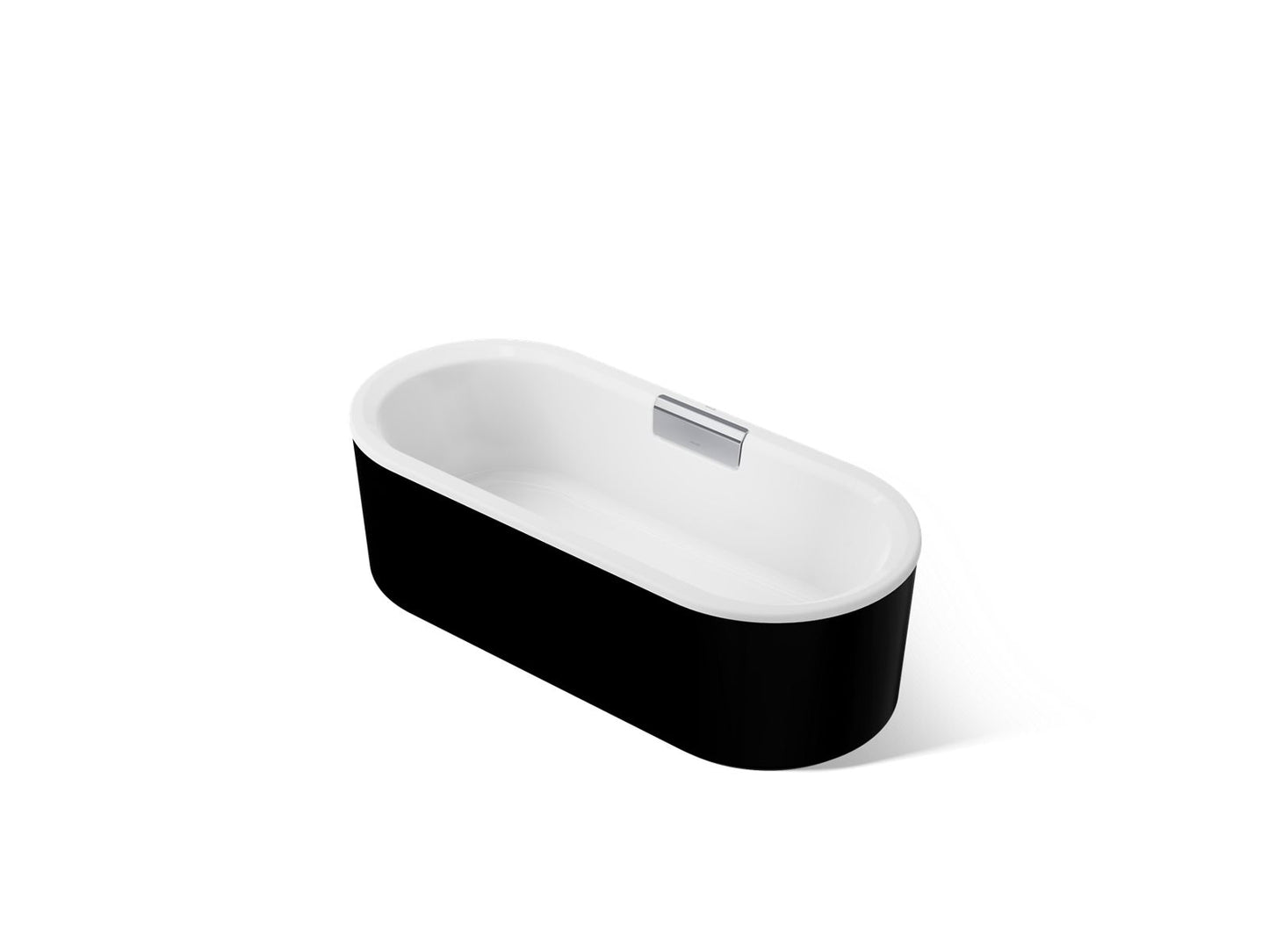 KOHLER K-29325-7 Volute 63" x 28-3/8" freestanding bath with shroud