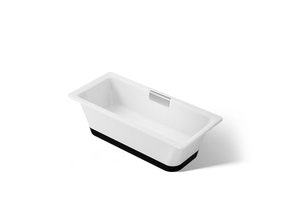 KOHLER K-29328-0B7 Volute 63" x 28-3/8" freestanding bath with base