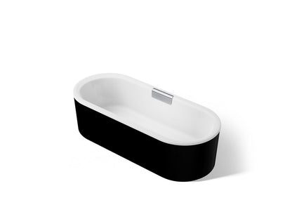 KOHLER K-29329-7 Volute 70-7/8" x 30-3/8" freestanding bath with shroud