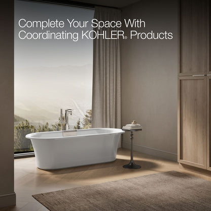 KOHLER K-29330-0 Volute 70-7/8" x 30-3/8" freestanding bath with base