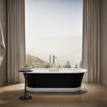 KOHLER K-29330-P5B0 Volute 70-7/8" x 30-3/8" freestanding bath with base