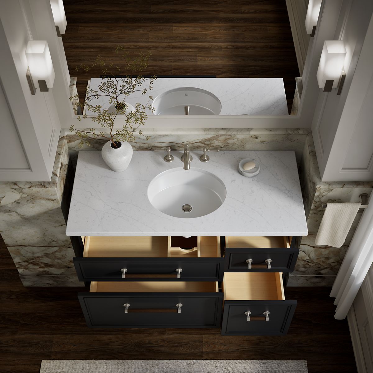 KOHLER K-29481 Artifacts 48" bathroom vanity cabinet
